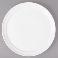 Bon Chef 1500005P Mid Century 10 1/2" White Porcelain Plate - 12/Pack