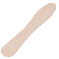 Royal Paper R832 3 1/2" Eco-Friendly Unwrapped Wooden Taster Spoon - 10000/Case