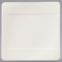 Villeroy & Boch 10-4510-2660 Modern Grace 6 1/4" x 6 1/4" White Bone Porcelain Square Bread and Butter Plate - 6/Case