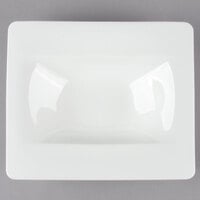 Villeroy & Boch 10-4510-2700 Modern Grace 9 1/4" x 8 1/4" White Bone Porcelain Deep Plate - 6/Case