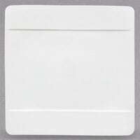 Villeroy & Boch 10-4510-2610 Modern Grace 10 1/2" x 10 1/2" White Bone Porcelain Square Plate - 6/Case