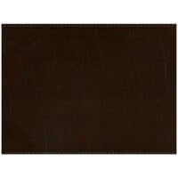 H. Risch, Inc. PLACEMATDX-LTHWINE Tuxedo Leather 16" x 12" Customizable Wine Premium Sewn Rectangle Placemat
