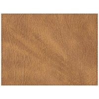 H. Risch, Inc. PLACEMATDX-HARNUGGET Harley 16" x 12" Customizable Nugget Premium Sewn Faux Leather Rectangle Placemat
