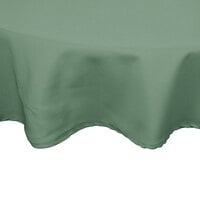 Intedge Round Seafoam Green Hemmed 65/35 Poly/Cotton Blend Cloth Table Cover