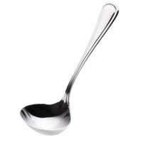 Walco WL9621 Ultra 1 oz. 18/10 Stainless Steel Extra Heavy Weight Gravy Ladle - 24/Case