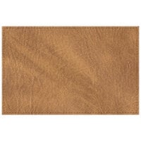 H. Risch, Inc. TABLEMAT17X11NUGGET 17" x 11" Customizable Nugget Hardboard / Faux Leather Rectangle Placemat