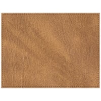 H. Risch, Inc. TABLEMAT17X13NUGGET 17" x 13" Customizable Nugget Hardboard / Faux Leather Rectangle Placemat