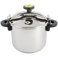 Monix 013204 Monix 34 Cup (17 Cup Raw) 8.5 qt. (8 Liter) Stainless Steel Pressure Cooker with Steamer Basket
