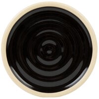 Chef & Sommelier FK888 Geode 4" Black Stackable Plate by Arc Cardinal - 24/Case