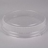 Durable Packaging 18DL 18" Clear Plastic Round High Dome Lid - 5/Pack