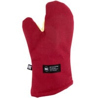 San Jamar KT0215 Cool Touch Flame™ 15" Oven Mitt with Kevlar® and Nomex®