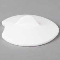 Villeroy & Boch 16-3293-0950 Dune 2 1/2" White Porcelain Sugar Bowl Lid