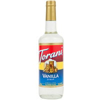 Torani Vanilla Flavoring Syrup 750 mL Glass Bottle