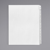 Avery® 1702 8 1/2" x 11" Allstate-Style Collated 26-50 Tab Legal Exhibit Dividers