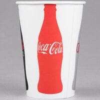 Solo RNP16C-K1038 Coke® 16-18 oz. Poly Paper Cold Cup - 1000/Case