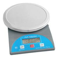 AvaWeigh PCR10 10 lb. Round Digital Portion Control Scale