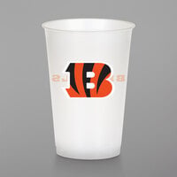 Creative Converting Cincinnati Bengals 20 oz. Plastic Cup - 96/Case