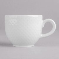 Villeroy & Boch 16-2155-1450 Easy White 3.3 oz. White Porcelain Cup - 6/Case