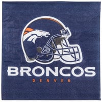 Creative Converting Denver Broncos 2-Ply Luncheon Napkin - 192/Case