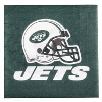 Creative Converting New York Jets 2-Ply Luncheon Napkin - 192/Case
