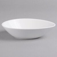 Villeroy & Boch 16-3275-3869 Marchesi 11.75 oz. White Porcelain Oval Deep Bowl - 6/Case