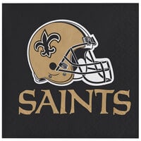 Creative Converting New Orleans Saints 2-Ply Luncheon Napkin - 192/Case