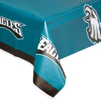 Creative Converting Philadelphia Eagles 54" x 102" Plastic Table Cover - 12/Case