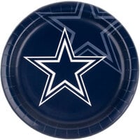 Creative Converting Dallas Cowboys 9" Paper Dinner Plate - 96/Case