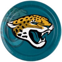 Creative Converting Jacksonville Jaguars 9" Paper Dinner Plate - 96/Case