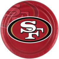 Creative Converting San Francisco 49ers 9" Paper Dinner Plate - 96/Case