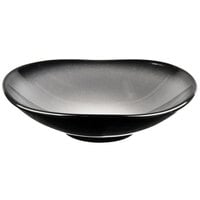 Reserve by Libbey PEB-11-O Pebblebrook 10.875 oz. Obsidian Organic Porcelain Bowl - 12/Case