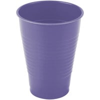 Creative Converting 28115071 12 oz. Purple Plastic Cup - 20/Pack
