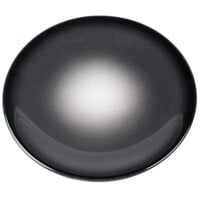 Reserve by Libbey PEB-2-O Pebblebrook 9" Obsidian Porcelain Coupe Plate - 12/Case