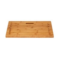 Rosseto BP003 Multi-Chef 21 3/8" x 13 9/16" Natural Bamboo Carving Board