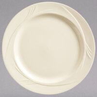 Libbey END-6 Endurance 6 1/4" Round Cream White Medium Rim China Plate - 36/Case