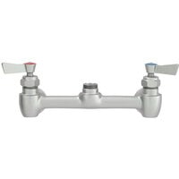 Fisher 61506 Wall Mount Faucet Base with 8" Centers, 1/2" Control Valves, Swivel Stems, and Lever Handles