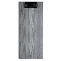 Menu Solutions WDCLIP-BA Ash 4 1/4" x 11" Customizable Wood Menu Clip Board