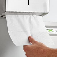 Lavex White M-Fold (Multifold) Towel - 4000/Case