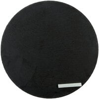 Acopa 12" Round Black Slate Tray with Soapstone Chalk - 12/Case