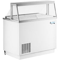 Avantco CPW-47-HC 47 1/8 inch 8 Tub White Deluxe Ice Cream Dipping Cabinet