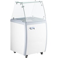 Avantco ADC-4F-HC 26" Ice Cream Dipping Cabinet with Flat Sneeze Guard