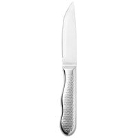 Walco WL880527IR Ironstone 5 1/5" Customizable Stainless Steel Steak Knife with Jumbo Handle - 12/Pack