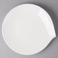 Villeroy & Boch 10-3420-2610 Flow 10 1/4" x 9 1/2" White Premium Porcelain Flat Plate - 6/Case