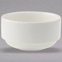 Villeroy & Boch 16-2040-2514 Universal 9 oz. White Premium Porcelain Stackable Soup Cup - 6/Case