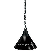 Holland Bar Stool Logo Pendant Light with Black Finish - 120V