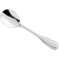 Acopa Scottdale 6 5/16" 18/8 Stainless Steel Extra Heavy Weight Bouillon Spoon - 12/Case
