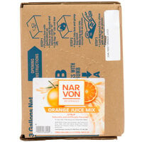 Narvon Orange Juice Syrup 3 Gallon Bag in Box
