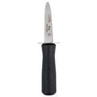 Choice 3" Boston Style Oyster Knife with Guard and Black Handle