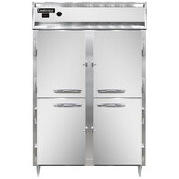 Continental DL2W-SA-HD 52" Half Solid Door Reach-In Heated Holding Cabinet - 2250W
