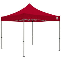 Caravan Canopy 21003205031 Classic 10' x 10' Red Commercial Grade Instant Canopy Deluxe Kit